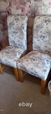 Upholstered dining chairs set of 2