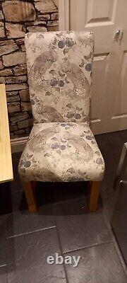 Upholstered dining chairs set of 2