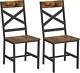 Vasagle Dining Chairs, Kitchen Chairs Set Of 2, Dining Chairs For Dining Room