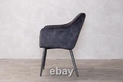 Velvet Dining Chair Steel Armchair Modern Dining Chair Carver Chair