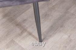 Velvet Dining Chair Steel Armchair Modern Dining Chair Carver Chair