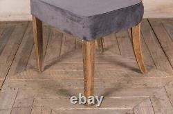 Velvet Upholstered Dining Chairs Curved Cafe Chairs Diamond Stitch Comfortable