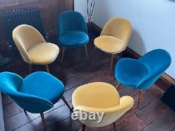 Velvet dining chairs 6 from Maison Du Monde 2 years old Excellent condition