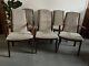 Vintage Rare G Plan Fresco Set Of 6 Kitchen/dining Chairs Fully Upholstered 80s