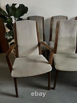 Vintage Rare G Plan Fresco set of 6 Kitchen/Dining Chairs Fully Upholstered 80s