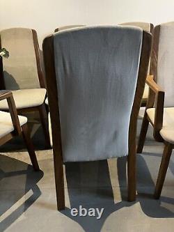 Vintage Rare G Plan Fresco set of 6 Kitchen/Dining Chairs Fully Upholstered 80s