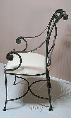 Vintage metal dining chairs, set of 6