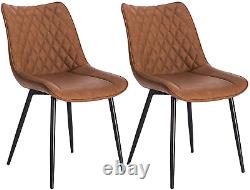 WOLTU 2pcs Dining Chairs Kitchen Counter Chairs Lounge Leisure Living Room