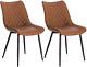 Woltu 4 Pcs Dining Chairs Kitchen Counter Chairs Lounge Leisure Living Room