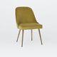 West Elm Mid-century Upholstered Dining Chair Velvet Set Of 4