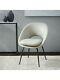 West Elm Orb Upholstered Dining Chair, Cement Rrp £450