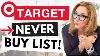 What To Never Ever Ever Buy At Target And What To Get Instead