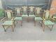 X6 Old Charm Dining Chairs X4 Chairs X2 Carvers Original Condition