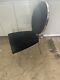 X6 Round Back Dining Chairs Black Velvet Seat Kitchen Office Upholstered Chrome