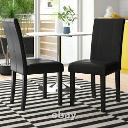 Zipcode Design Tereza Upholstered Dining Chair (Set of 2) Black