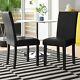 Zipcode Design Tereza Upholstered Dining Chair (set Of 2) Black